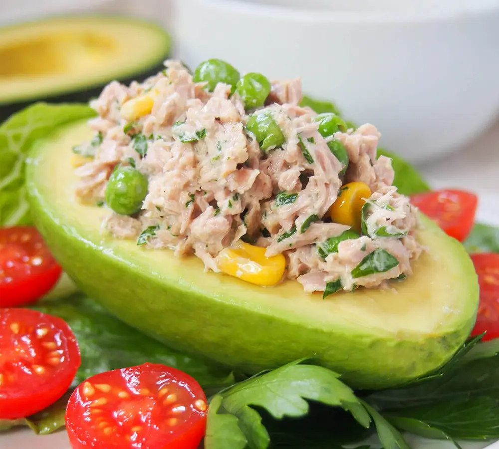 Palta rellena con Atún