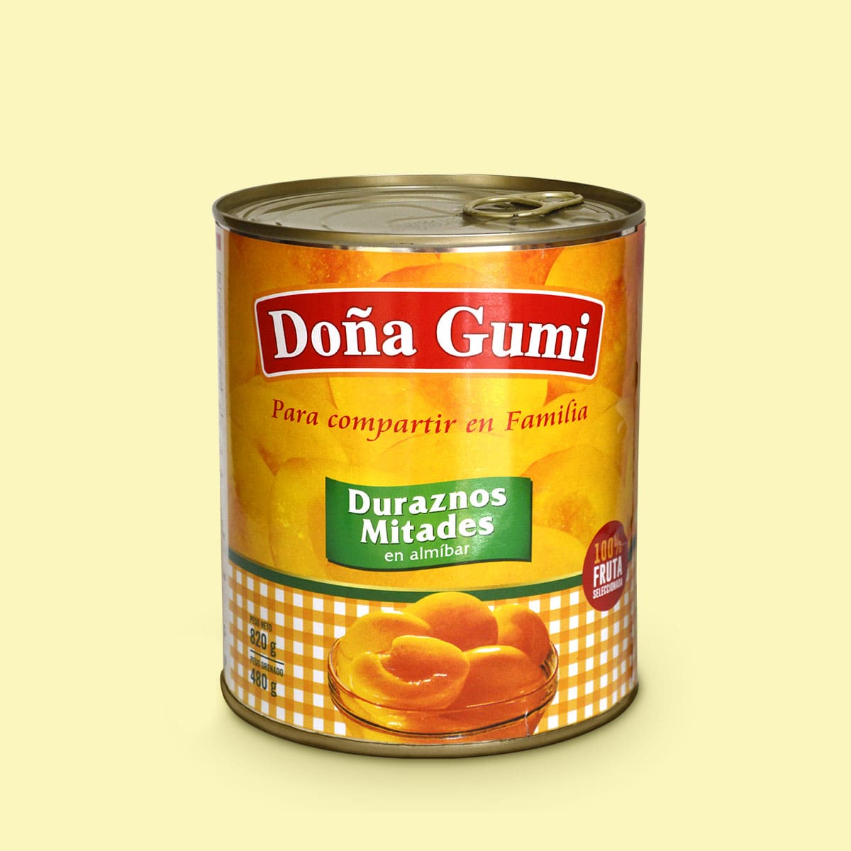 Duraznos en Mitades